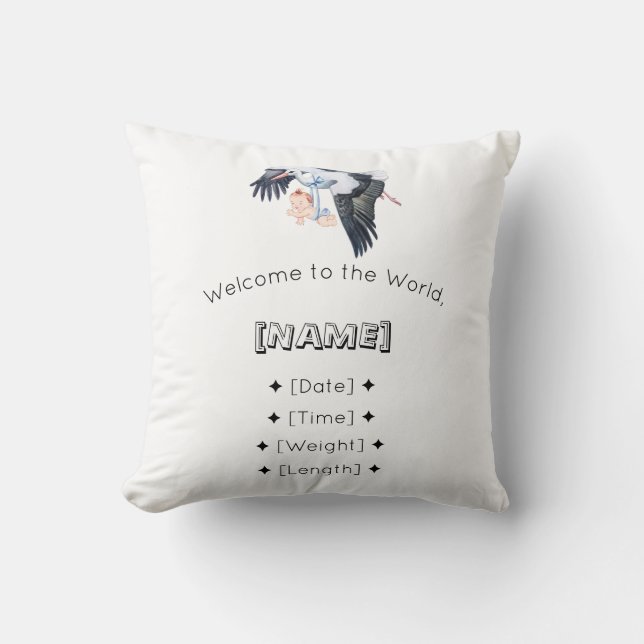 Willkommen im Bab von World Individuelle Name & Bi Kissen (Vorderseite)