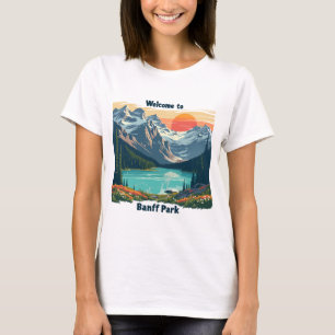 Willkommen im Banff National Canadian Park T-Shirt
