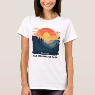 Willkommen im Blue Mountains National Australian P T-Shirt