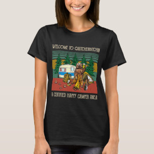 Willkommen im Camp Quitcherbitchin Vintages Retro T-Shirt