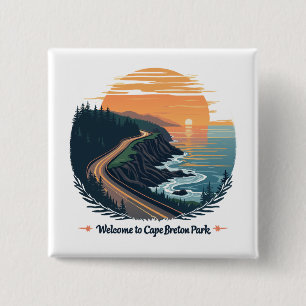Willkommen im Cape Breton Highlands Nationalpark Button