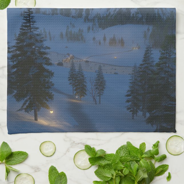 Willkommen im Cwm Handtuch (Gefaltet)