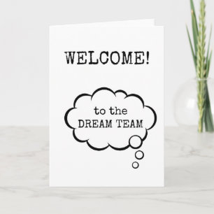 Willkommen im Dream Team, Neue Mitarbeiterkarte Karte