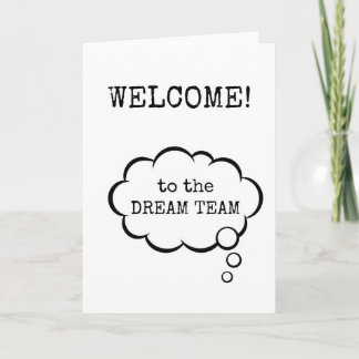 Willkommen im Dream Team, Neue Mitarbeiterkarte Karte