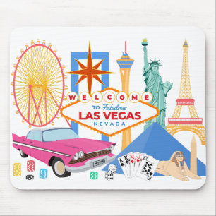 Willkommen im fabulösen Las Vegas City Mousepad
