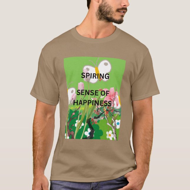 WILLKOMMEN IM FRÜHLING T-Shirt (Vorderseite)