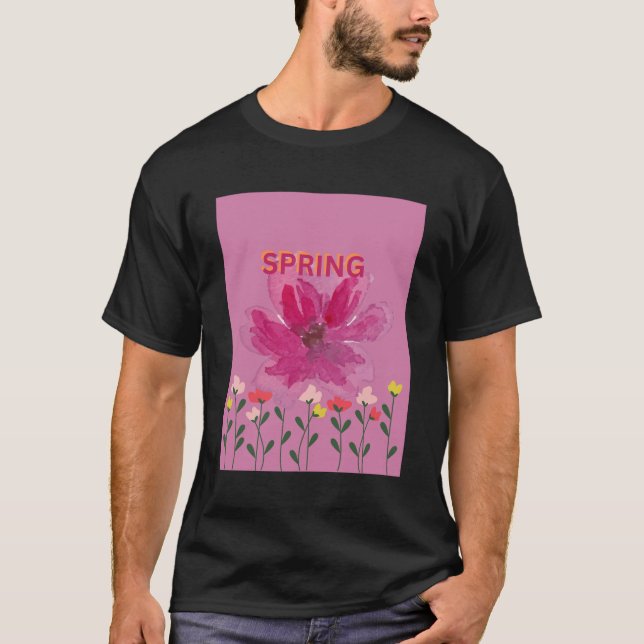 WILLKOMMEN IM FRÜHLING T-Shirt (Vorderseite)