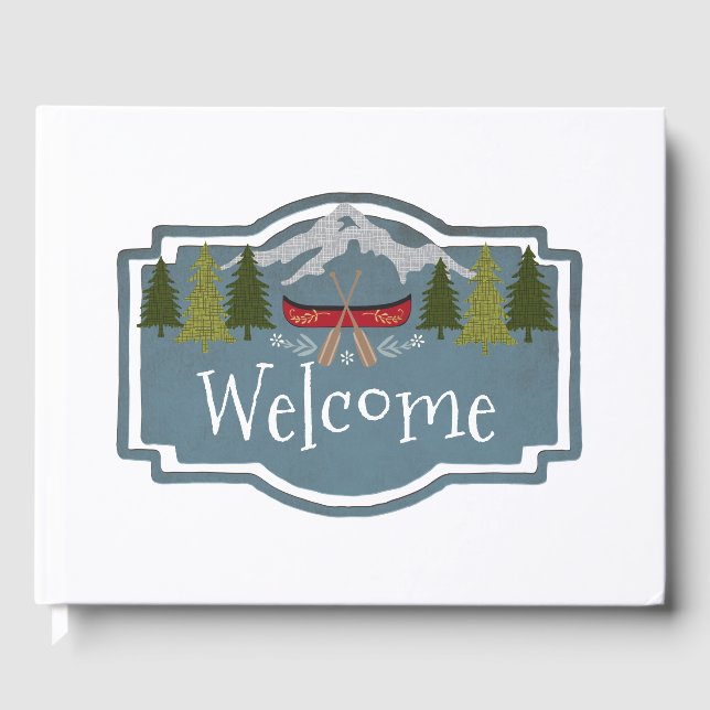 Willkommen im Gästebuch Cabin (Vorderseite)