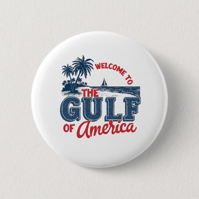 Willkommen im Golf von Amerika Einwanderer aus Mex Button (Vorderseite)