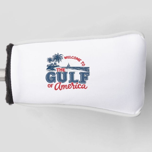 Willkommen im Golf von Amerika Einwanderer aus Mex Golf Headcover (Vorderseite)