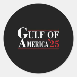 Willkommen im Golf von Amerika - Golf von Mexiko 2 Runder Aufkleber