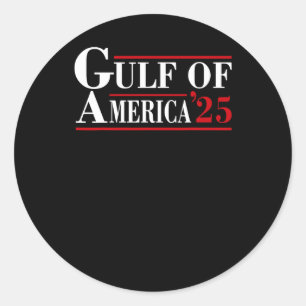 Willkommen im Golf von Amerika - Golf von Mexiko 2 Runder Aufkleber