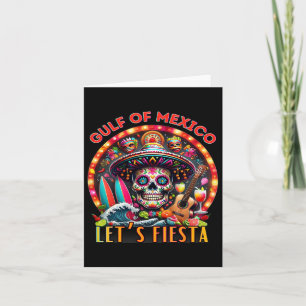Willkommen im Golf von Mexiko Cinco de Mayo Retro Karte