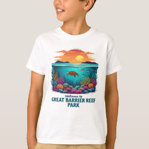 Willkommen im Great Barrier Reef National Australi T-Shirt