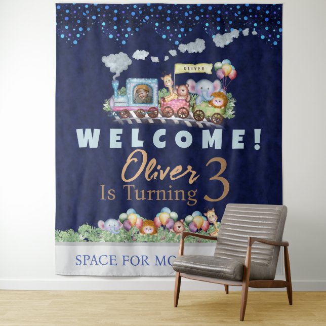 Willkommen im großen Party Wandteppich (Beispiel)