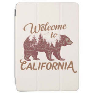 Willkommen im kalifornischen Bärenwald iPad Air Hülle