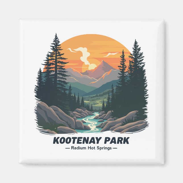 Willkommen im Kootenay Nationalpark Magnet (Vorne)