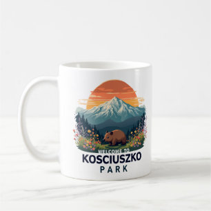 Willkommen im Kosciuszko-Nationalpark Australien Kaffeetasse
