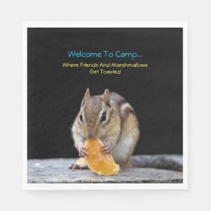 Willkommen im Lager Serviette