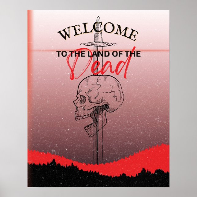 Willkommen im Land der Toten Poster (Vorne)