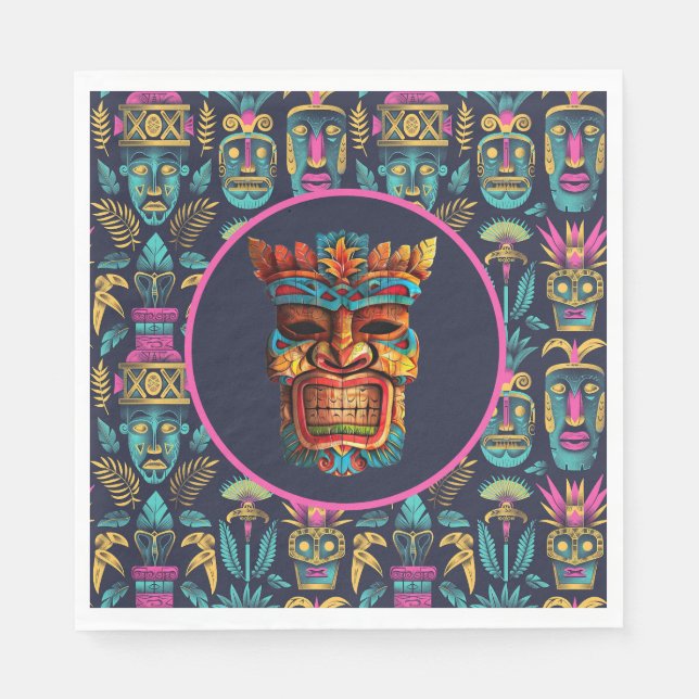 Willkommen im Luau Serviette (Vorderseite)