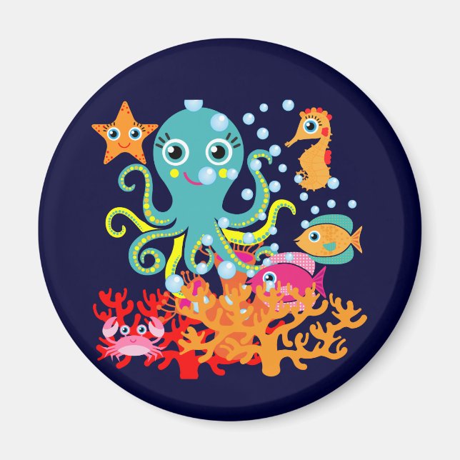 Willkommen im Meer Magnet (Vorne)