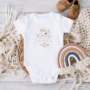 Willkommen im neuen Bodysuit der Welt Baby Strampler