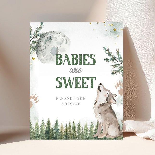 Willkommen im Pack Forest Wolf Baby sind Sweet Poster (Von Creator hochgeladen)