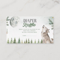 Willkommen im Pack Forest Wolf Diaper Raffle