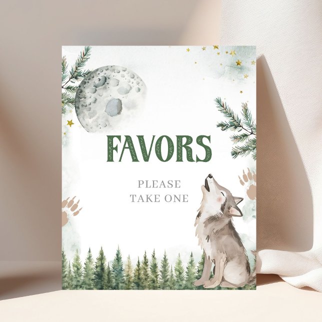 Willkommen im Pack Forest Wolf Poster (Von Creator hochgeladen)