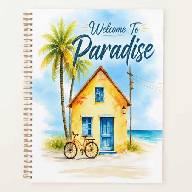 Willkommen im Paradies Escape Planer (Vorderseite)