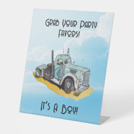 Willkommen im Party Sockelschild