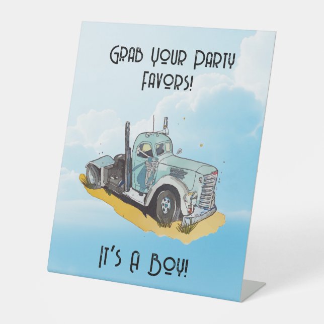 Willkommen im Party Sockelschild (Vorderseite)