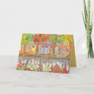 Willkommen im Picketzaun der Nachbarhäuser Karte