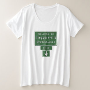 Willkommen im Preggersville Twins T - Shirt