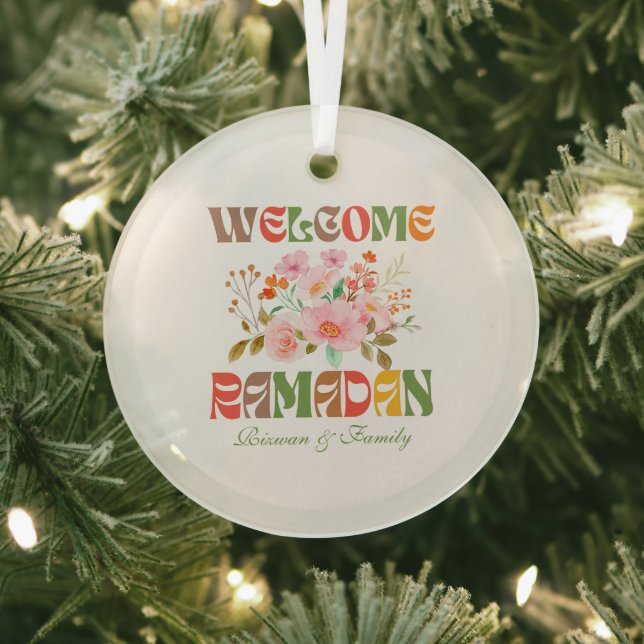 Willkommen im Ramadan Dekor Ornament Aus Glas (InSitu)