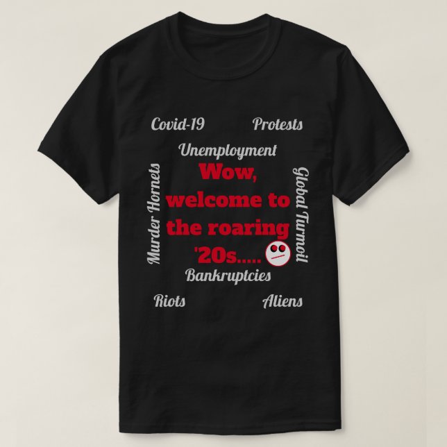 Willkommen im Roaring '20s Novelty Dark T - Shirt (Design vorne)