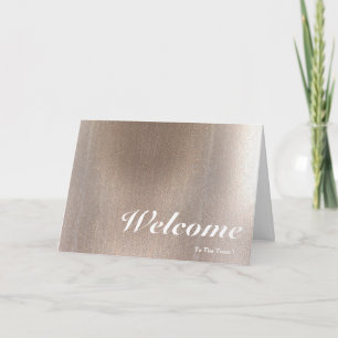 Willkommen im rosa Hintergrundbild des Teams Karte