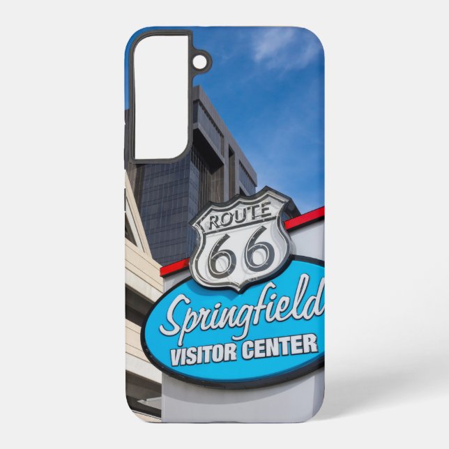 Willkommen im Springfield Samsung Handy Case Galaxy Hülle (Rückseite)