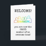 Willkommen im Team, neue Mitarbeiterkarte Karte<br><div class="desc">Willkommen im Team,  neue Mitarbeiterkarte.</div>