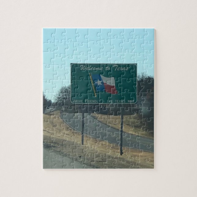 Willkommen im Texas Jigsaw Puzzle (Vertikal)