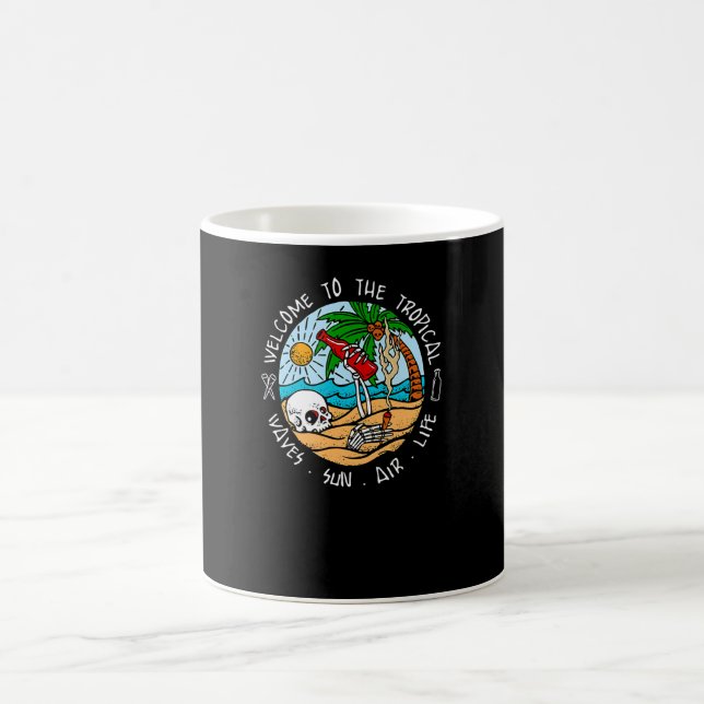 Willkommen im Tropical Kaffeetasse (Mittel)