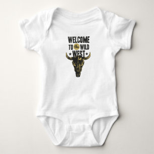 Willkommen im Wild West Baby Outfit – Süßer Cowboy Strampler