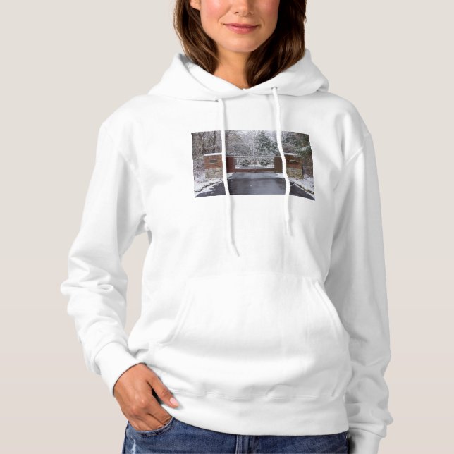 Willkommen im Winter Hoodie (Vorderseite)
