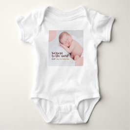 Willkommen im World Baby - Custom Baby Strampler