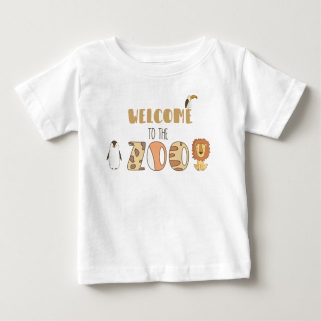 Willkommen im Zoo-T - Shirt (Vorderseite)