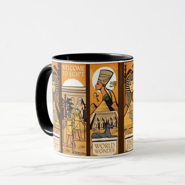 Willkommen in Ägypten Tasse (Vorderseite Links)