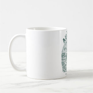Willkommen in Augusta Georgia im Vintage-Stil Kaffeetasse