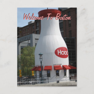 Willkommen in Boston Postkarte