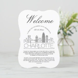 Willkommen in Charlotte Hotelgäste Details Einla Einladung